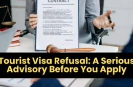 Tourist Visa Refusal: A Serious Advisory Before You Apply