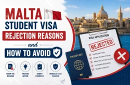 Malta Student Visa Rejection Reasons and How to Avoid