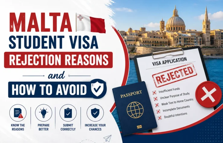Malta Student Visa Rejection Reasons and How to Avoid
